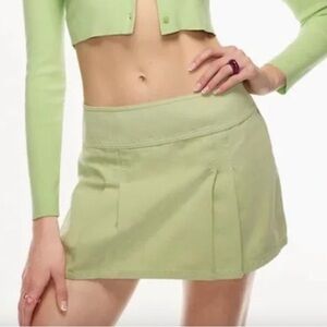 Aritzia/Sunday Best Barbarella Skirt - Sagebrush Green - size 00